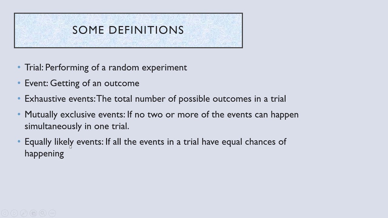 Tutorial1: Probability for beginners || Probability in an easy and simple way || Probability theory