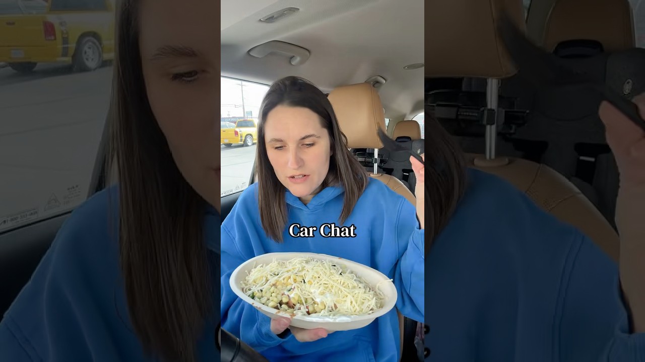 Car Chat and Chipotle #chipotle #chat #yap #carchat #momlife #motherhood