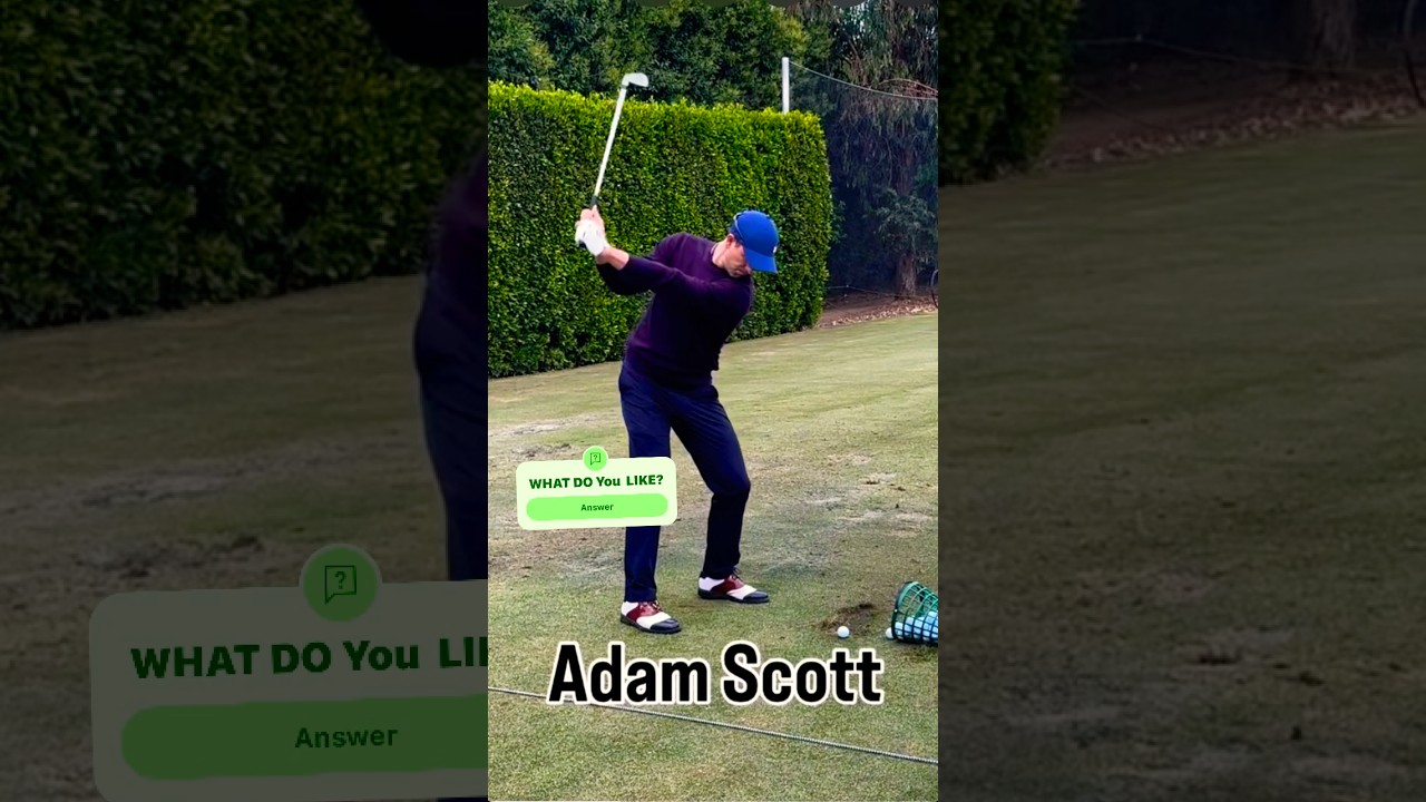 ADAM SCOTT sweet swinger Pure Iron Action! Notice the release! 