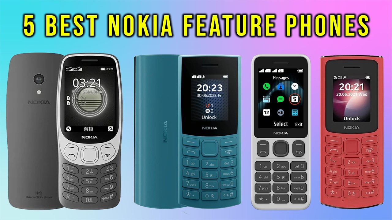 Top 5: Best Nokia Feature Phone for 2026 - Best 4G Phone