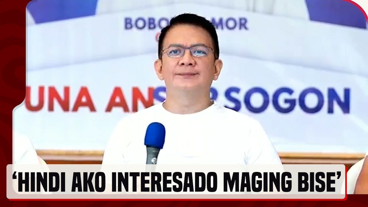 SP Chiz Escudero, itinangging interesado siyang maging bise presidente