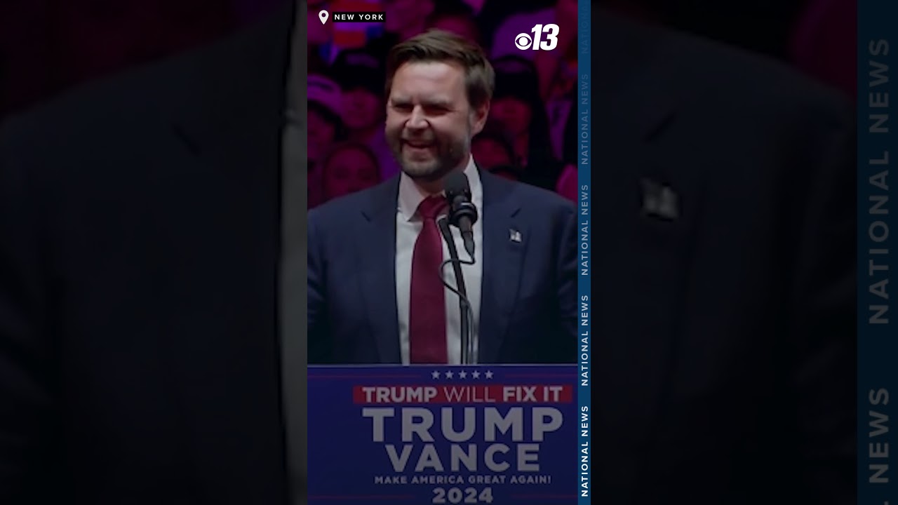 JD Vance speaks at Madison Square Garden rally