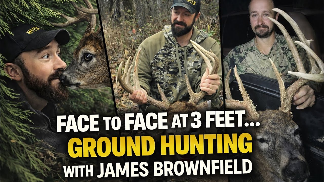 👉 Face to Face at 3 Feet… Ground Hunting with James Brownfield