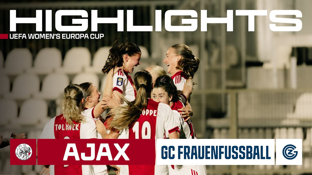 Through to the last 16 😍 | Highlights Ajax Vrouwen - GC Frauenfussball  | UEFA Women's Europa Cup