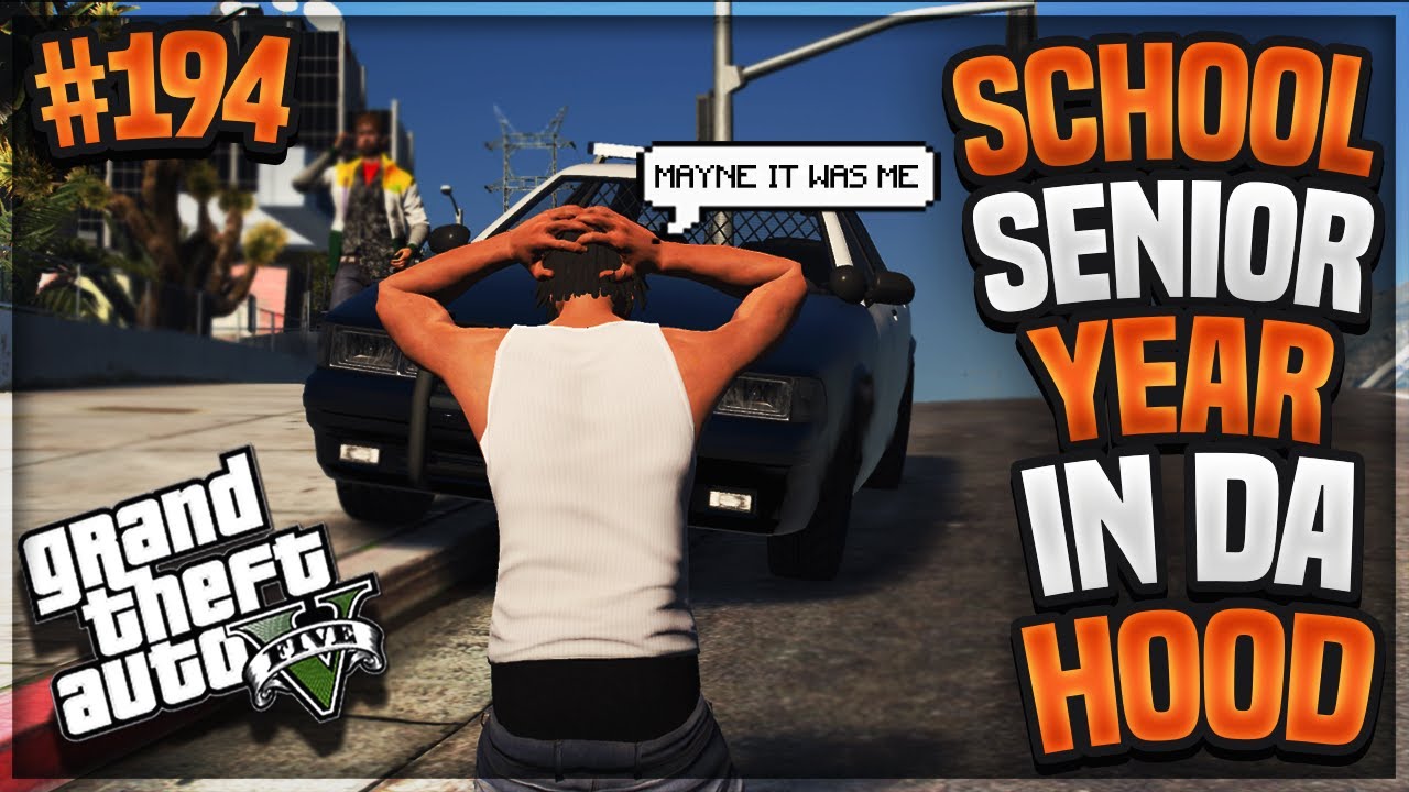 GTA 5 SCHOOL SENIOR YEAR IN DA HOOD 194 "COP RIDE ALONG GONE WRONG"🚨👮🏽‍♀️ (GTA 5 ROLEPLAY)