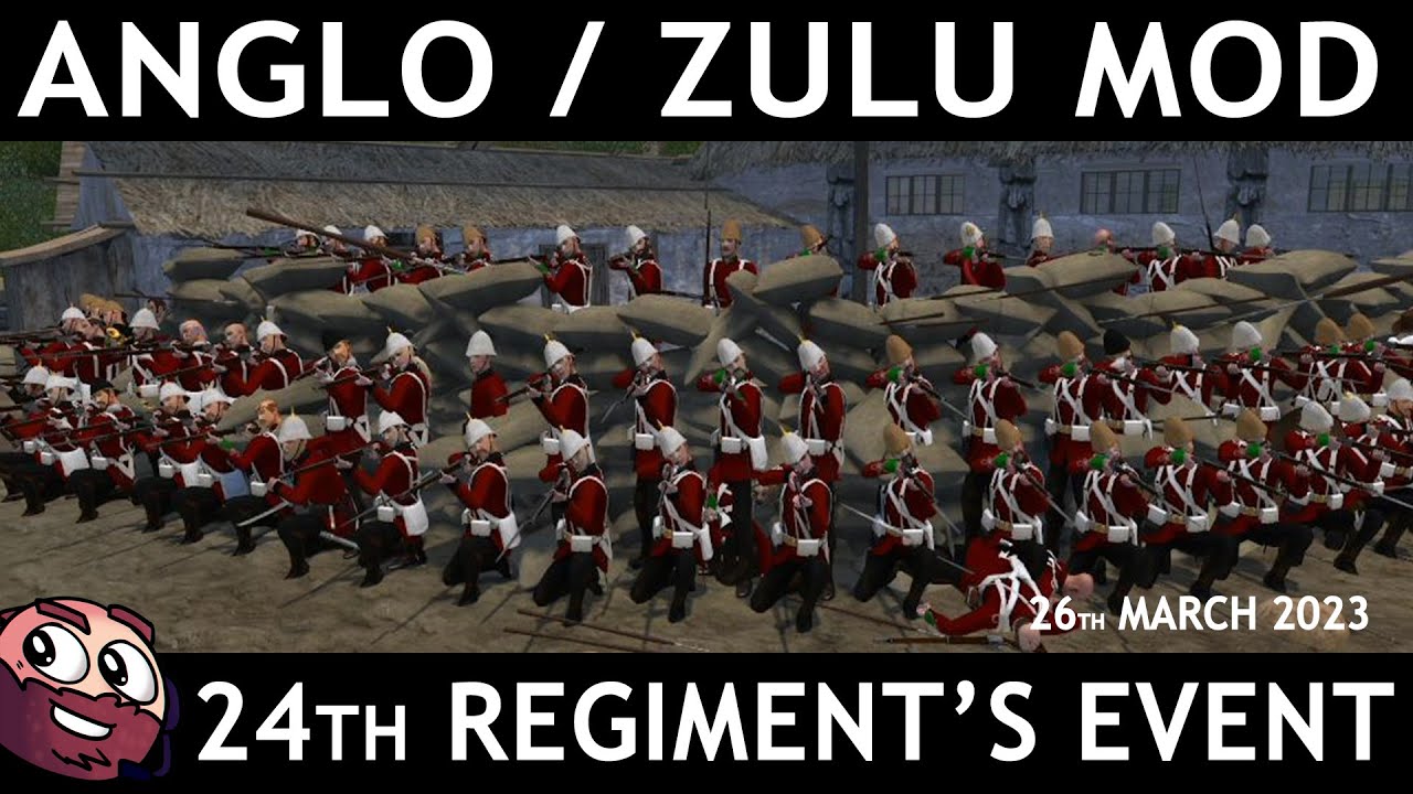 Fending off masses of Zulus - AngloZulu Mod   24th Regiments Event