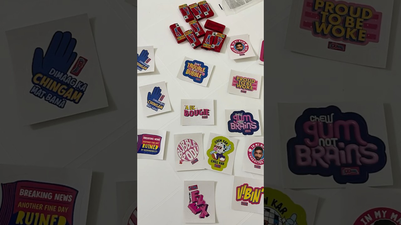Fun Stickers Free with Boomer now! #boomer #chewinggum #bubblegum #freebies #90skids #stickers