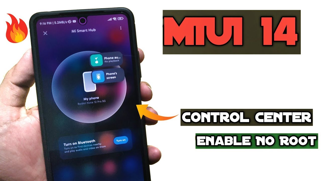Enable MIUI 14 Control Center Any Redmi Poco Phones | MIUI 14 Control Center  Enable Now🥰