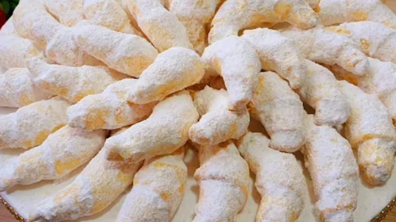 Печенье к ЧАЮ!  😋РОГАЛИКИ Которое тает во Рту!  Cookies melt in your mouth!