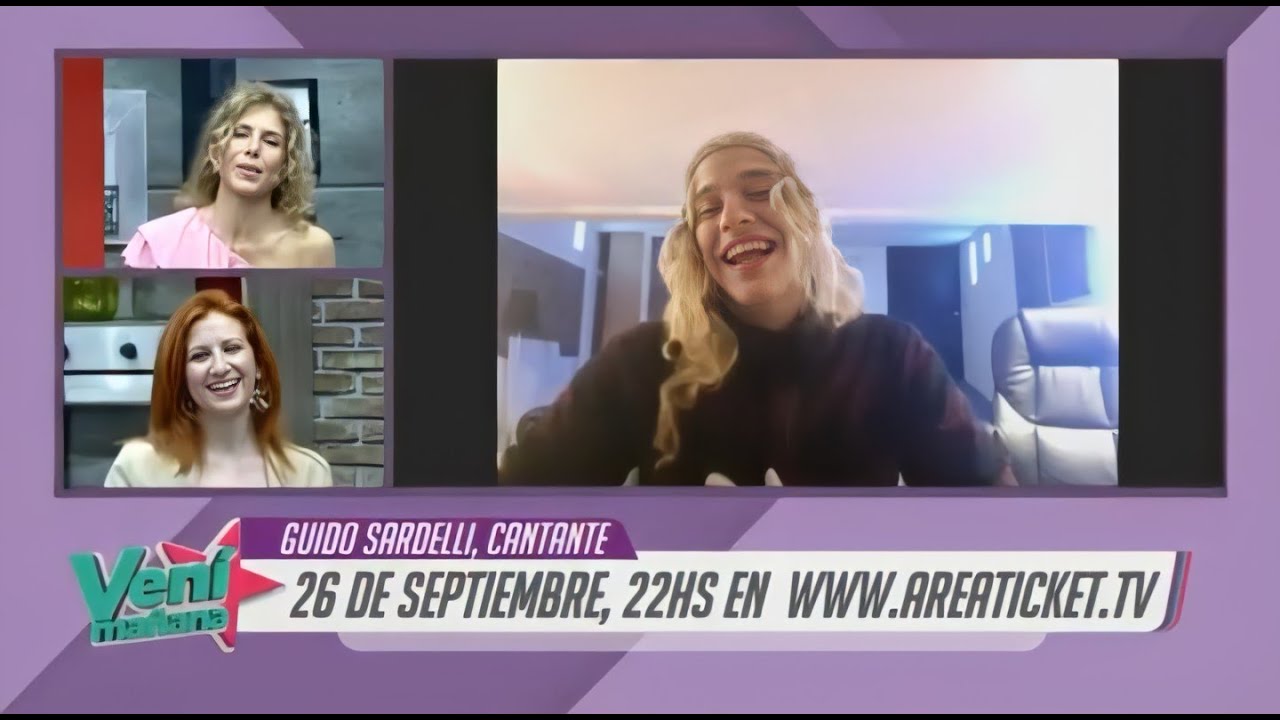 GUIDO SARDELLI [ AIRBAG ] Entrevista Vení Mañana 10.09.2020