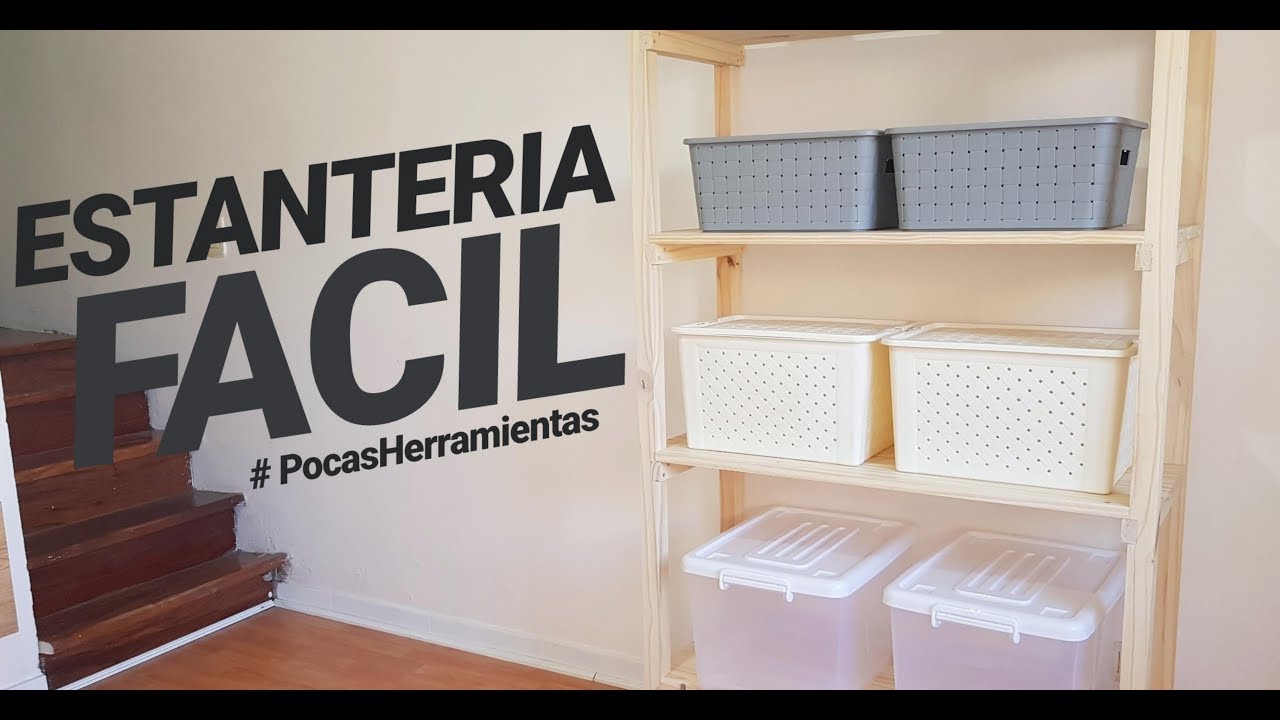 ESTANTERIA DE MADERA, FACIL By Easy - PROYECTO MUEBLE