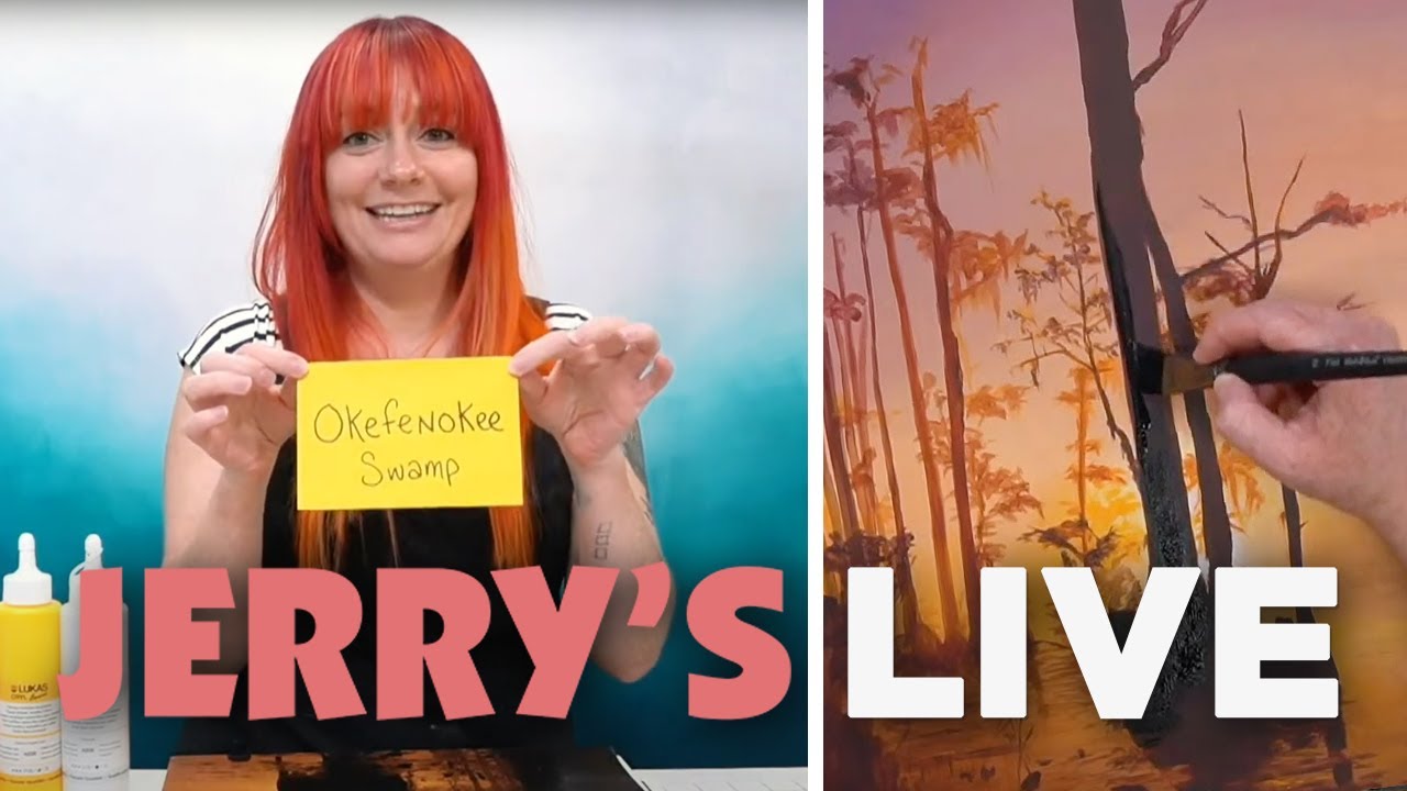 Jerry's LIVE Episode #JL240: Acrylic Paint Along: Florida Sunset
