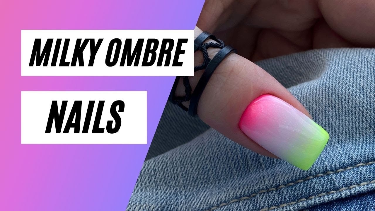 Milky Ombre Nail Art | New spring manicure trend step by step with Egoista