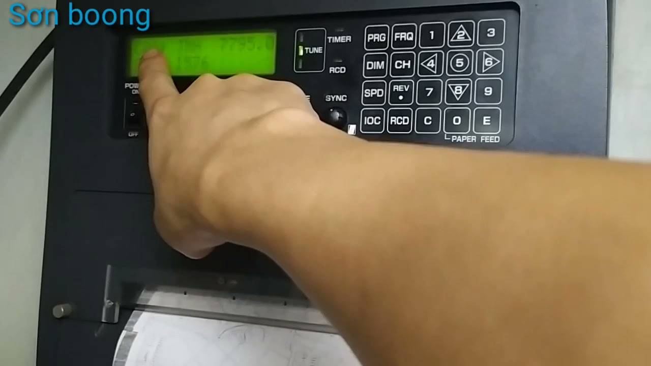 Facsimile Furuno fax 408- Hai cách thu bản tin thời tiết bằng máy fax 408.