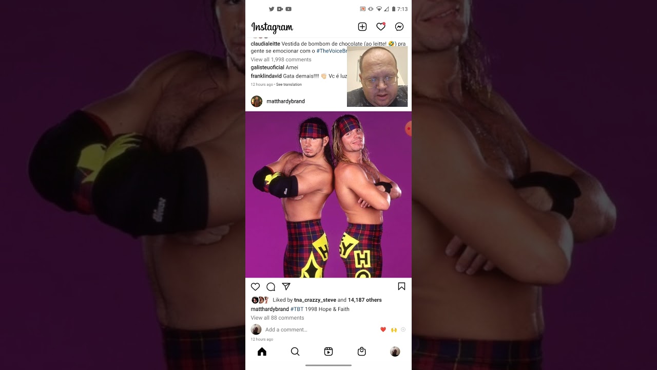 Famous People's Instagram Post #20 (12.17.21) Matt Hardy & Jeff Hardy - Danny The Man Parker