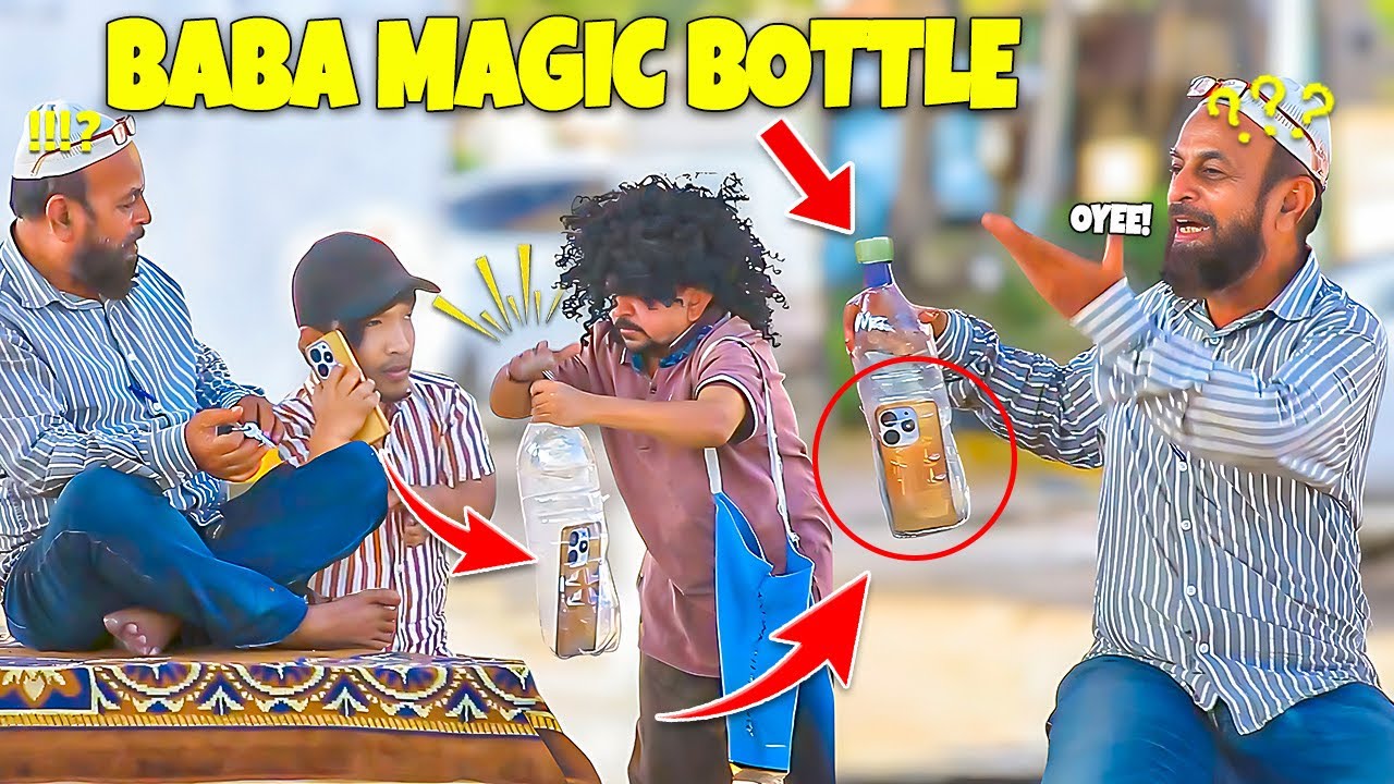 BaBa Bottle Magic Prank - Funny Reactions | @NewTalentOfficial