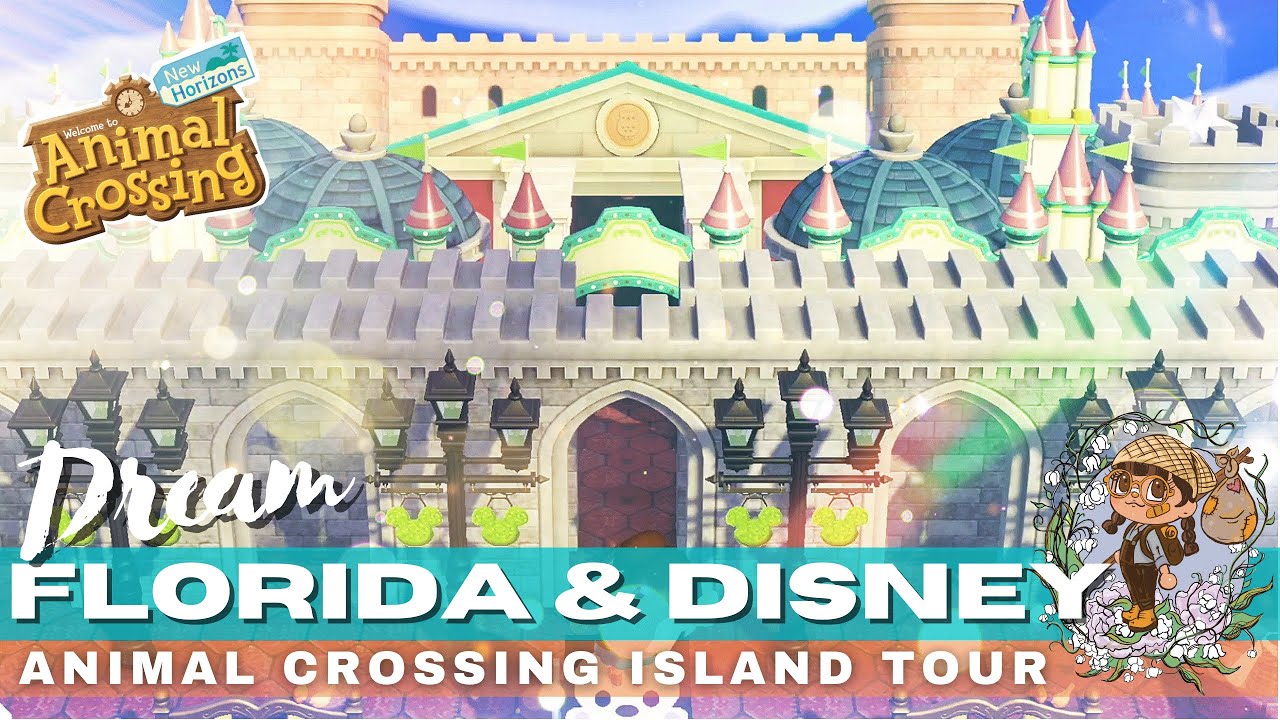 🏰 Disney & Florida Animal Crossing Island Tour #acnh #animalcrossingnewhorizons #acnhislandtour