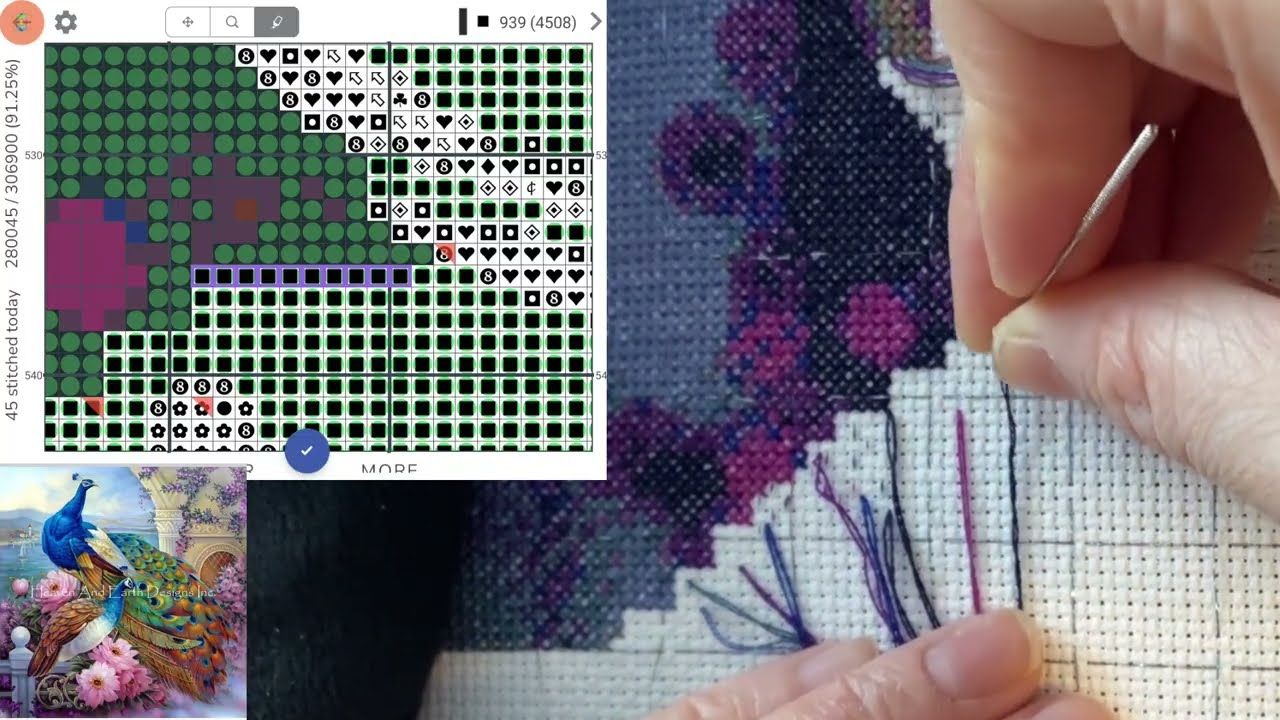 Cross Stitch: Stitch With Me #426 (with talking)