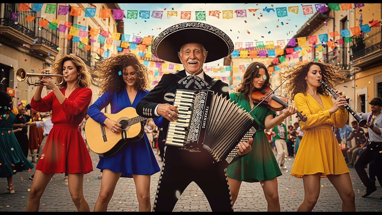 Retro Polka Celebration | Joyful Accordion & Mexican Waltz 🎺🎶✨