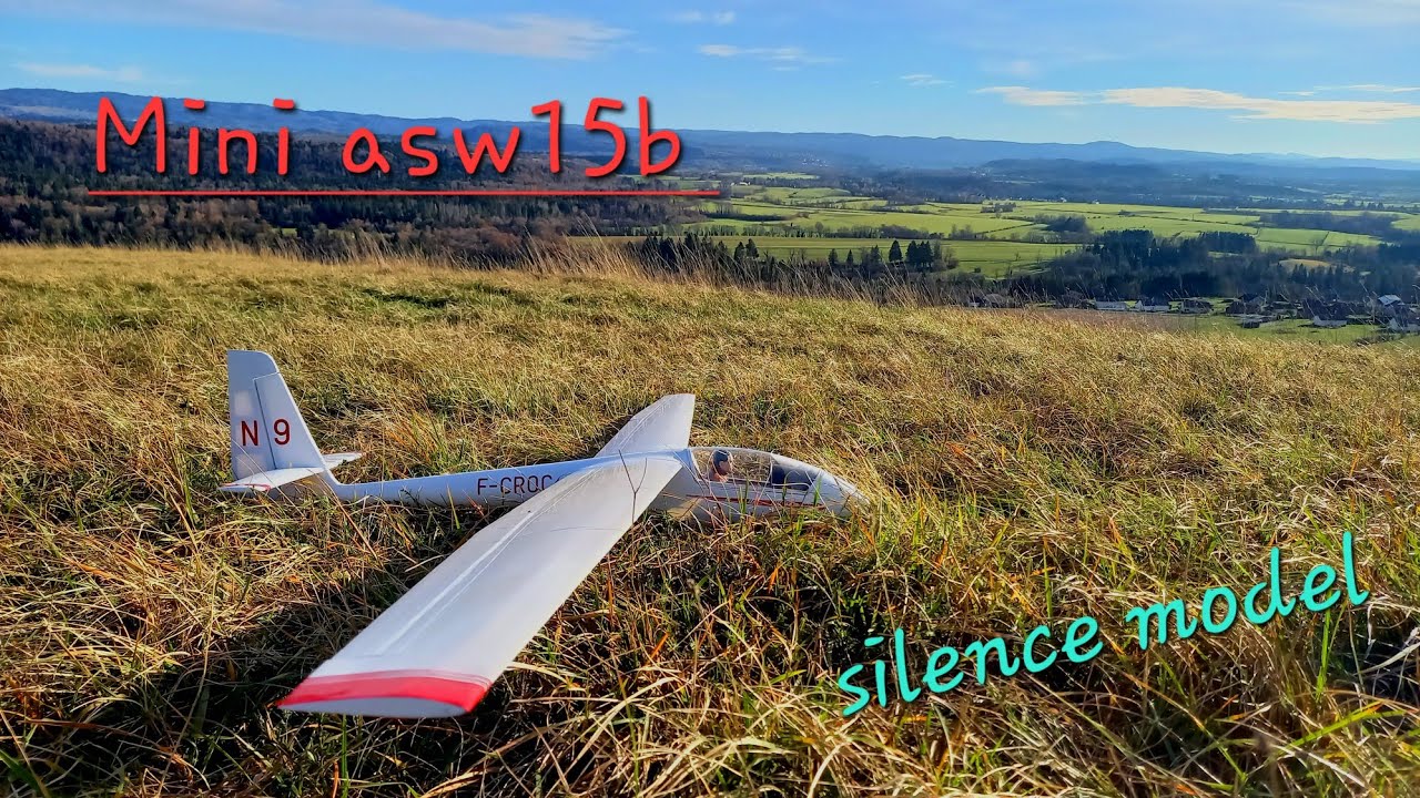 Mini ASW 15 B Silence Model  // FUN RC GLIDER SLOPE SOARING