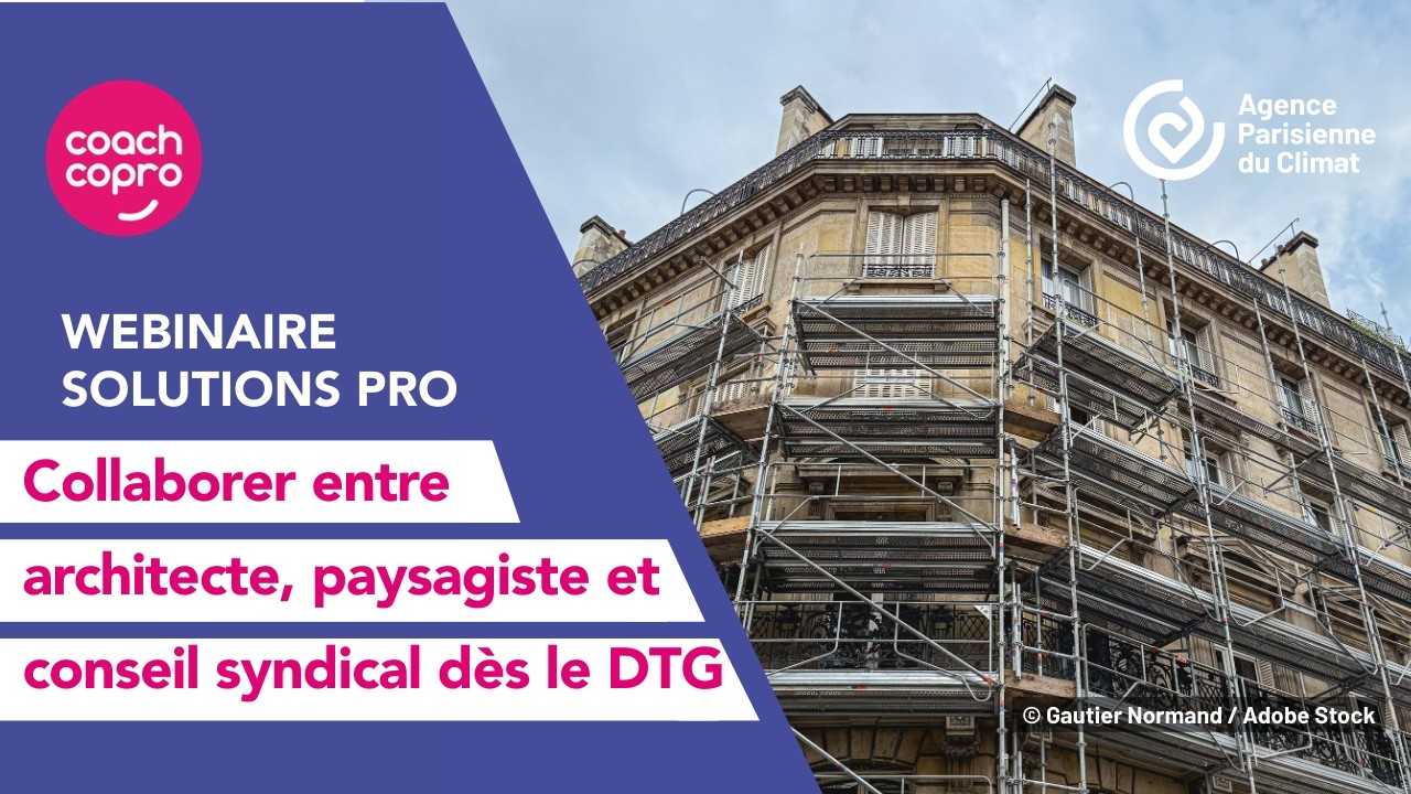 Solutions Pro | Collaborer entre architecte, paysagiste et conseil syndical dès le DTG