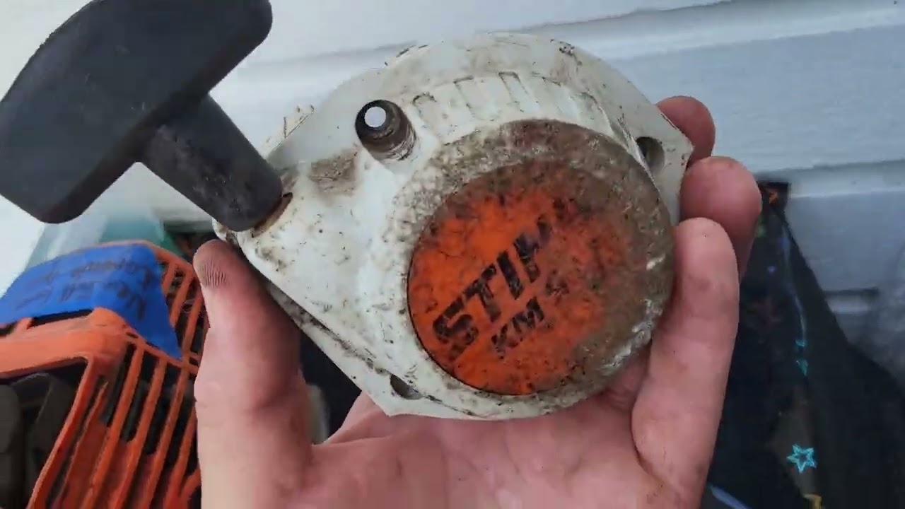 Stihl KM 94r complete teardown and rebuild