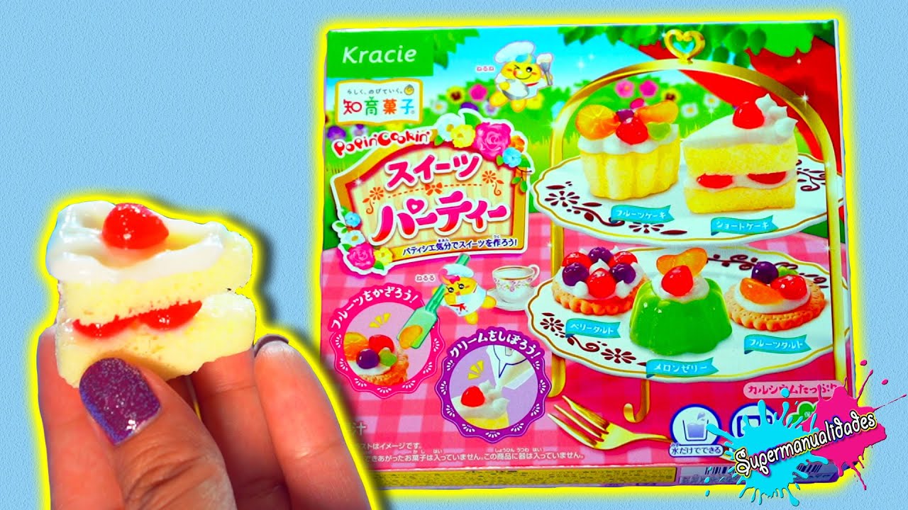 Haciendo postres miniatura de Popin' Cooking'- Supermanualidades