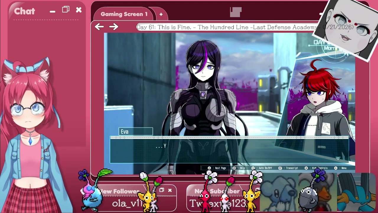 Day 61: This is Fine. - The Hundred Line -Last Defense Academy-    (1/21/2026)