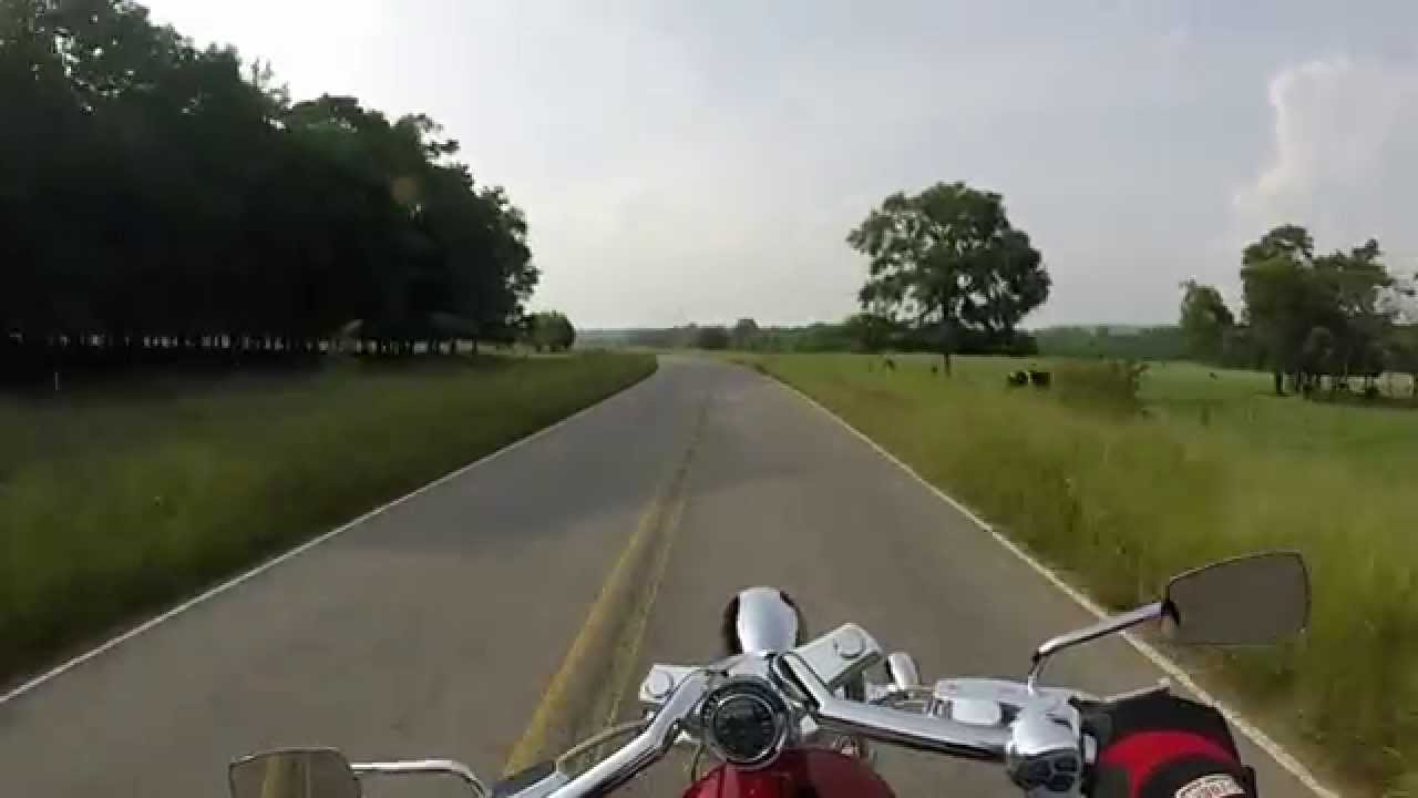 Big Dog K-9 Chopper S&S 117 on the back roads of Alabama.