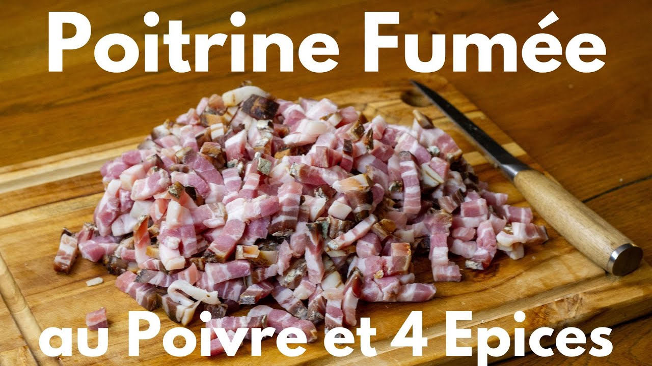 Comment faire ses LARDONS maison &agrave; partir d'une poitrine de porc ? 🥓