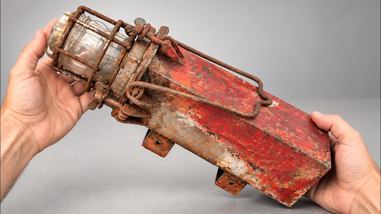 Forgotten Rusty Lantern - Restoration