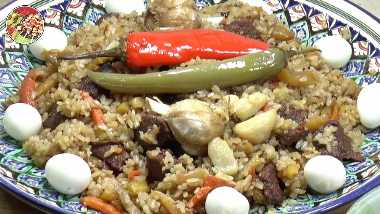 Плов ферганский, пошаговый рецепт. Таймер в кадре поможет вам приготовить отличный плов!