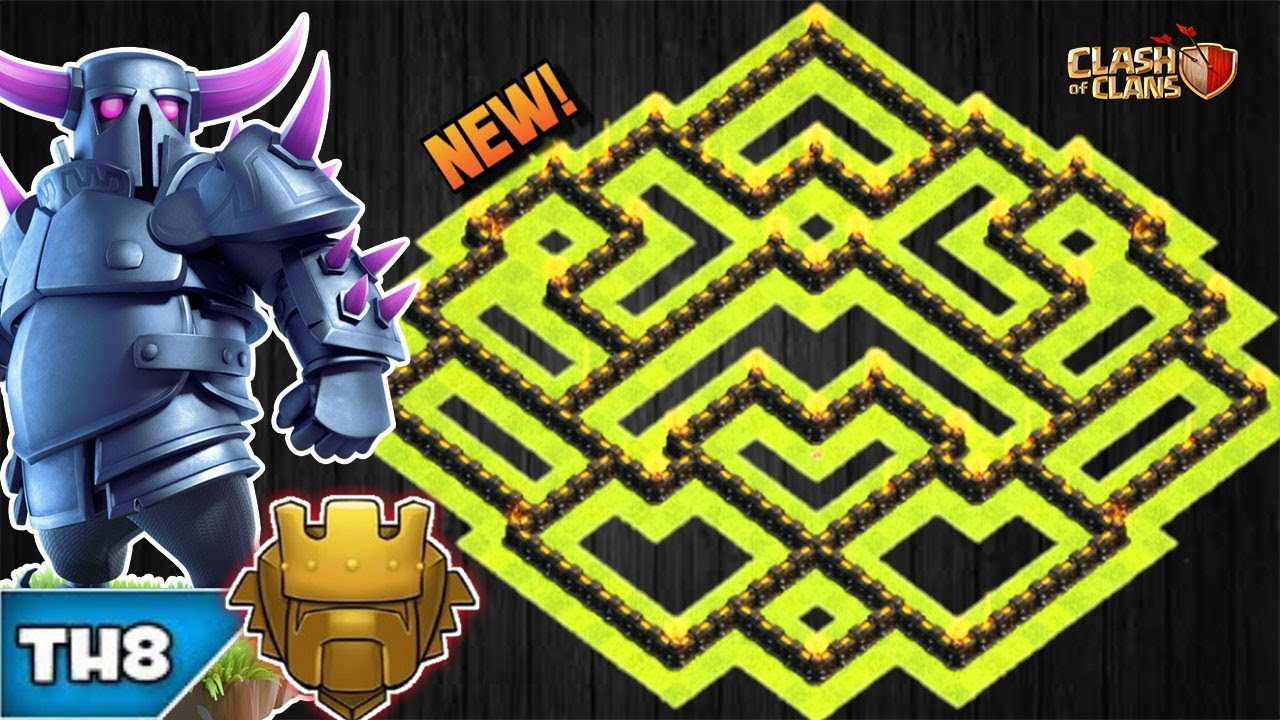 INSANE TOWN HALL 8 (TH8) TROPHY BASE 2018!! | TH8 TROPHY BASE 2018! - CLASH OF CLANS