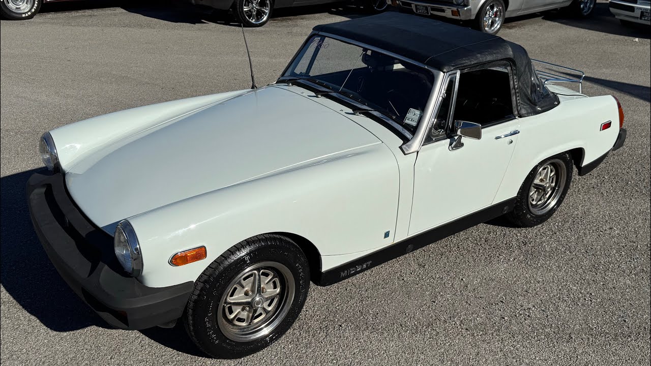 Тест-драйв MG Midget Convertible 1977 года. ПРОДАНО за 6950 долларов. Maple Motors #3291.