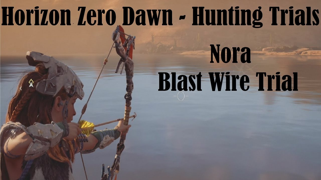 Horizon Zero Dawn - Hunting trials Nora - Blast Wire Trial