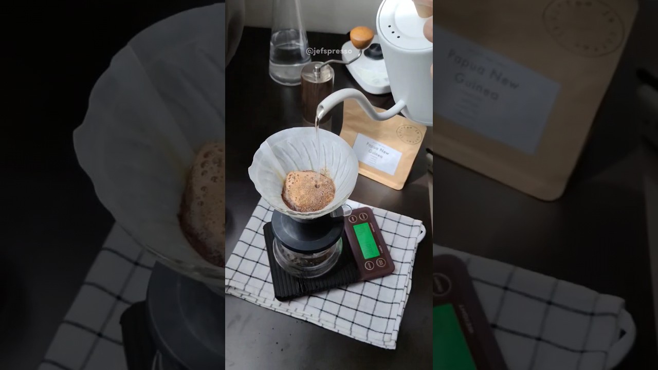 Basic Pour Over: Hybrid Tetsu #homebarista #homebrew #coffee #specialtycoffee #fyp