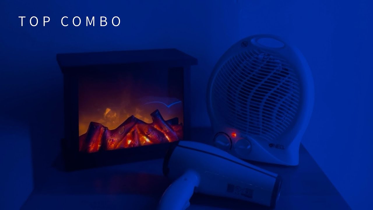 SLEEPING WELL and RELAX influence EACH OTHER - FIREPLACE, FAN HEATER and HAIR DRYER SOUND (ASMR)