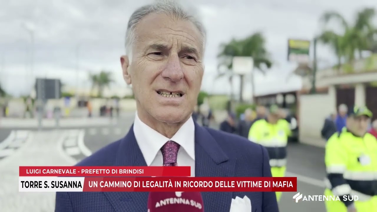 17 MAGGIO 2025 - TORRE S. SUSANNA (BR) - UN CAMMINO DI LEGALITÀ IN RICORDO DELLE VITTIME DI MAFIA