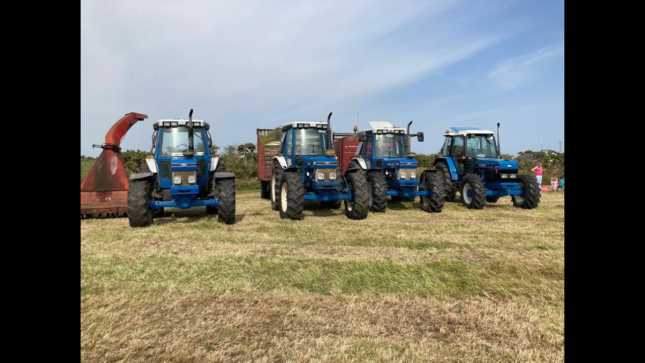Ford 7810 Single Chop Tarrup, силос старой школы 7740 6640 Newholland Gavin McCarthy Schull Cork