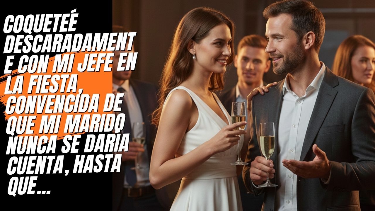 Coqueteé con mi jefe abiertamente… Convencida de que mi marido nunca vería esto.