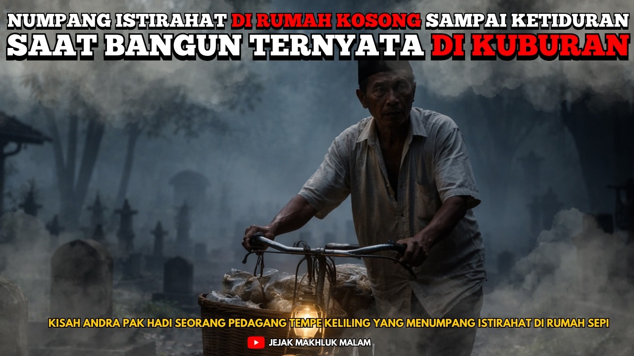 NUMPANG ISTIRAHAT DI RUMAH SEPI SETELAH KELILING JUALAN TEMPE,SAAT BANGUN SUDAH DI KUBURAN.