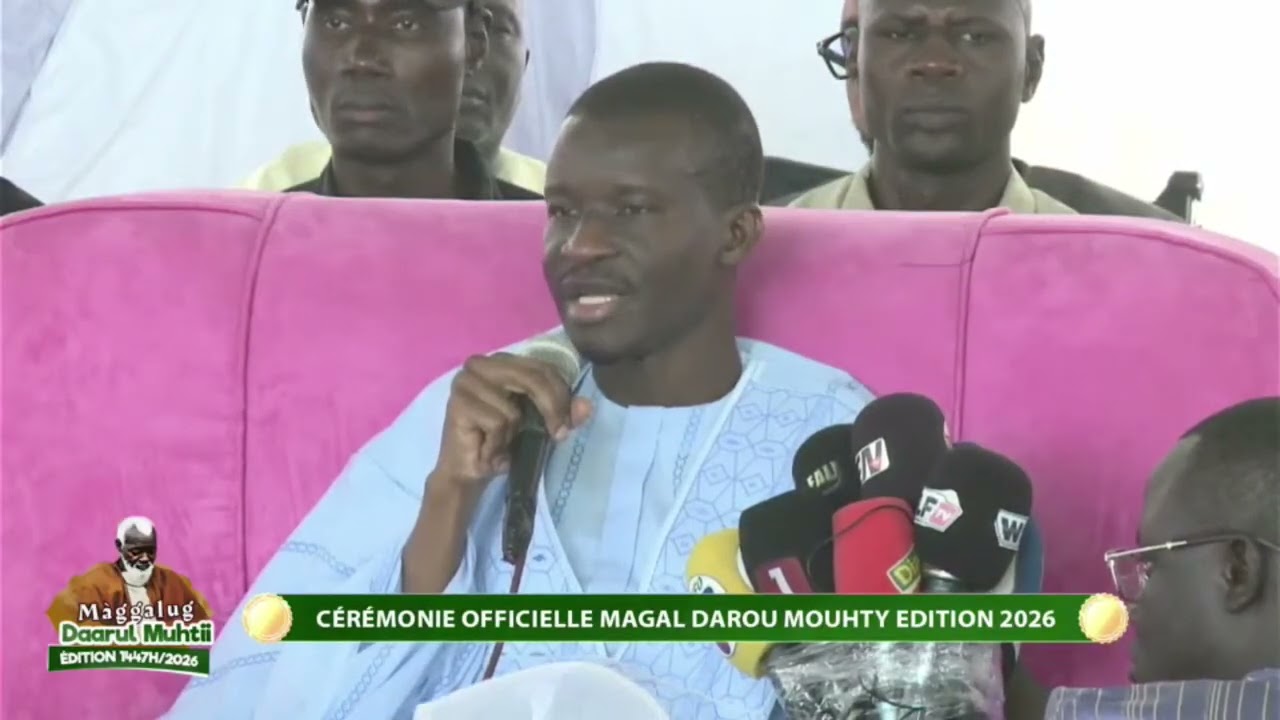 DISCOURS DU MINISTRE DE L INTERIEUR CERMONIE OFFICIELLE MAGAL DAROU MOUHTY 2026