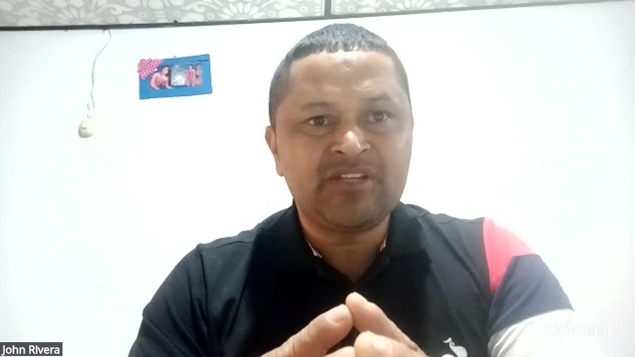 *La ascensión de Cristo*. Por John Rivera.
