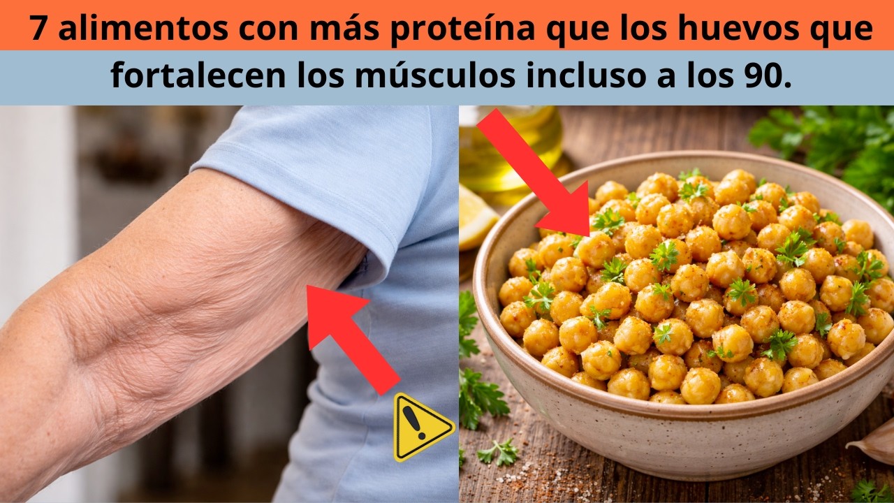 Si tienes más de 60, estos 7 alimentos pueden ayudarte a mantener músculos fuertes