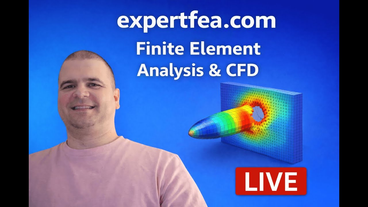 LIVE Stream 4 - ANSYS Workbench FEA Simulations of Bullet Impacting Multiple Plates