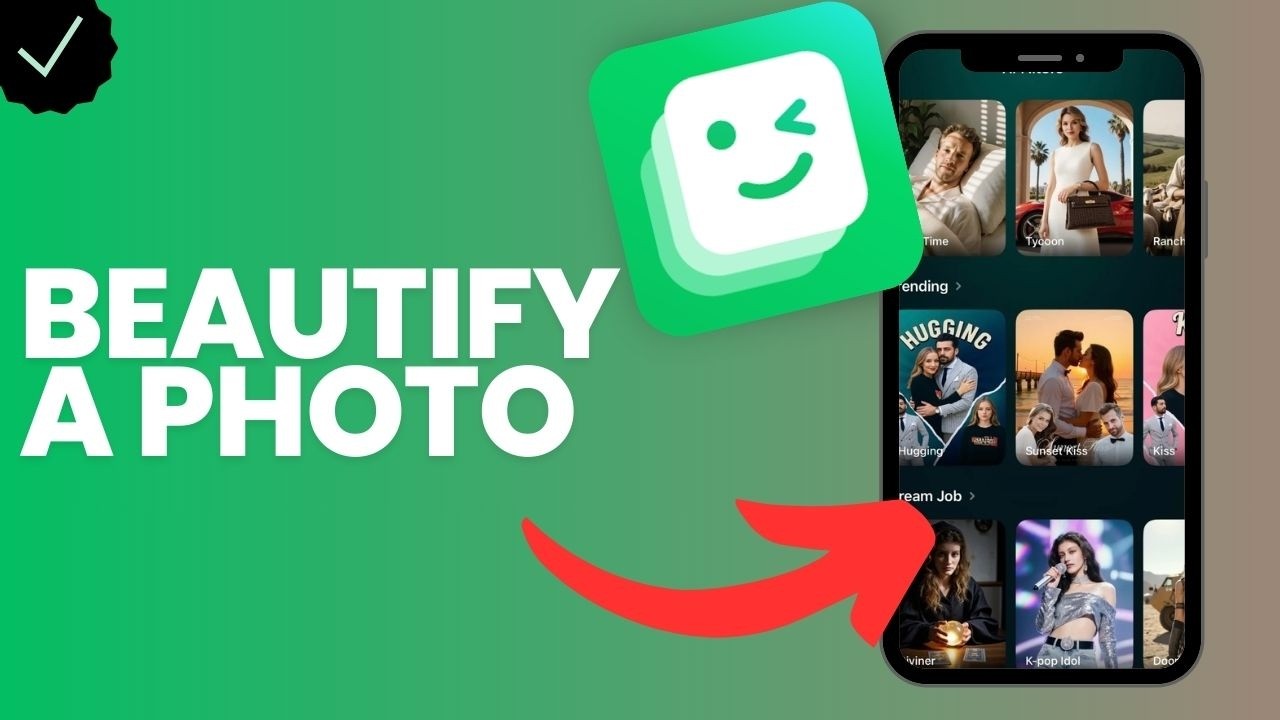 How to beautify a photo in Dreamface?