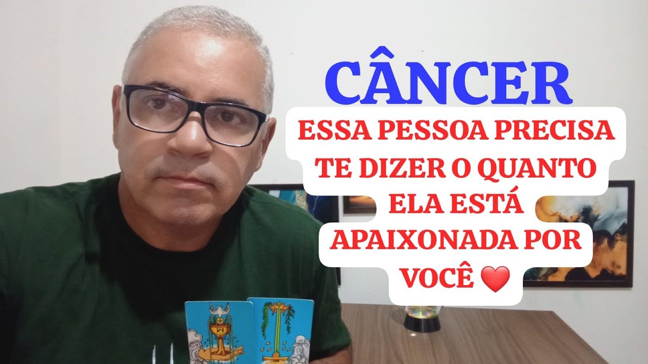 CÂNCER: O CORAÇÃO DESSA PESSOA BATE MAIS FORTE SÓ DE PENSAR EM VOCÊ ❤️