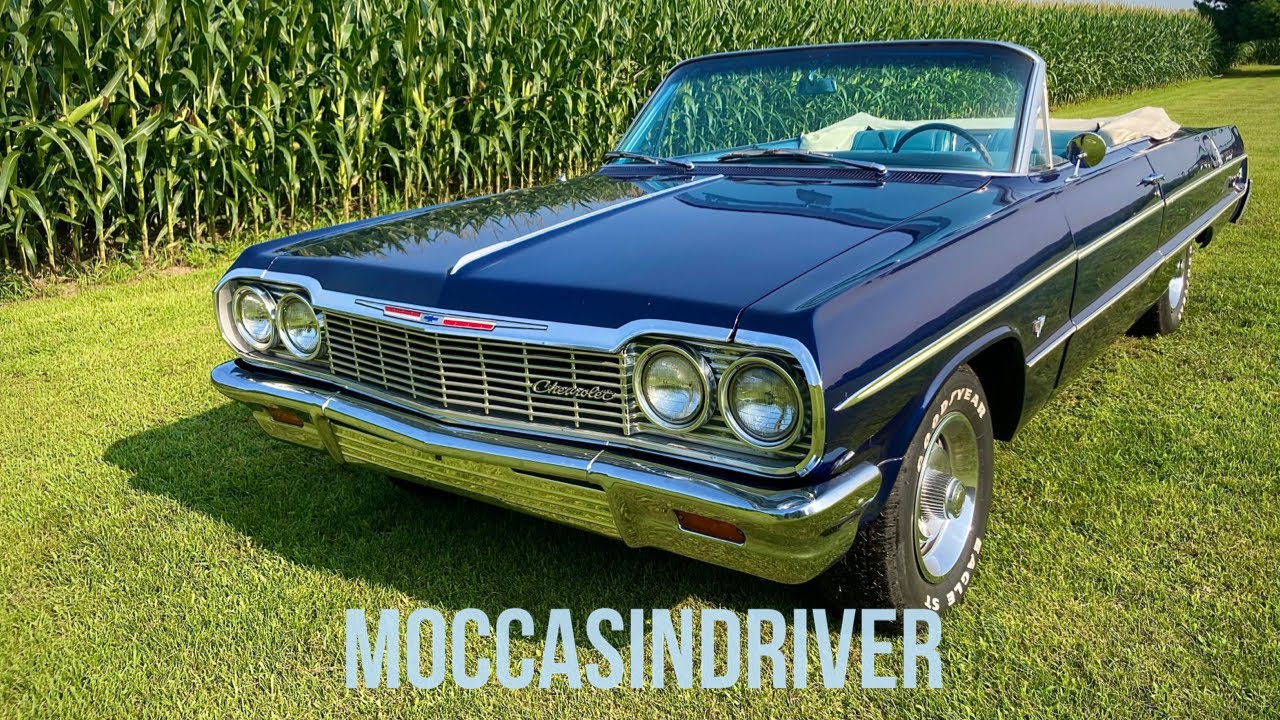 1964 Chevrolet Impala Convertible | POV Walkaround & Quick Drive