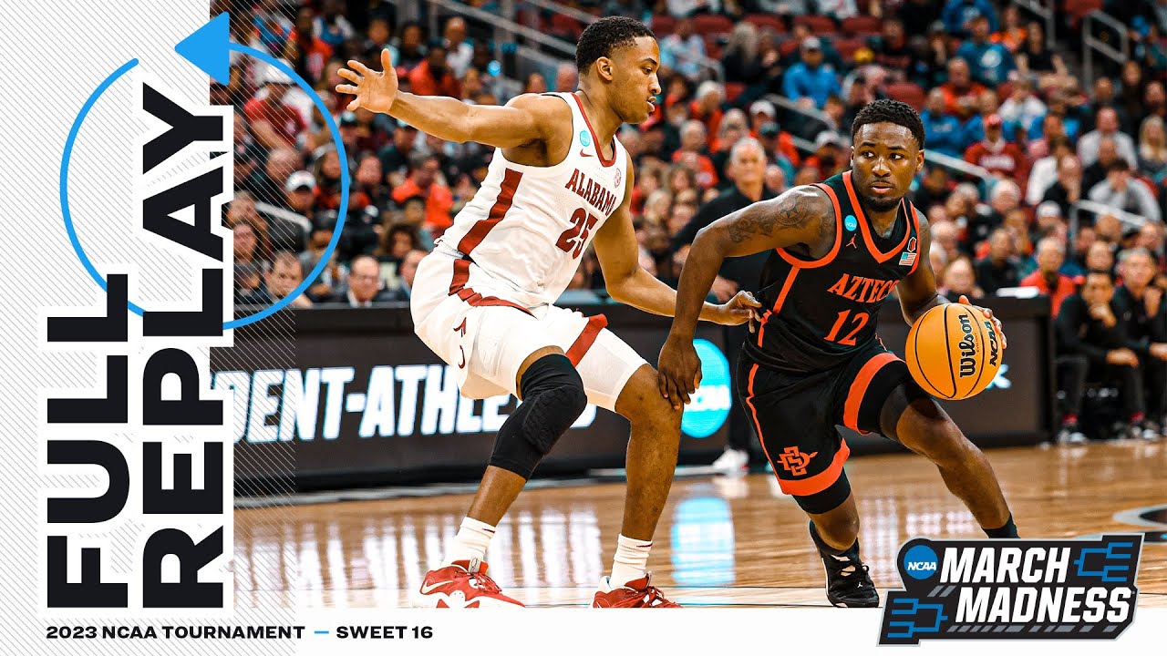 San Diego State vs. Alabama - 2023 NCAA men's Sweet 16 | FULL REPLAY