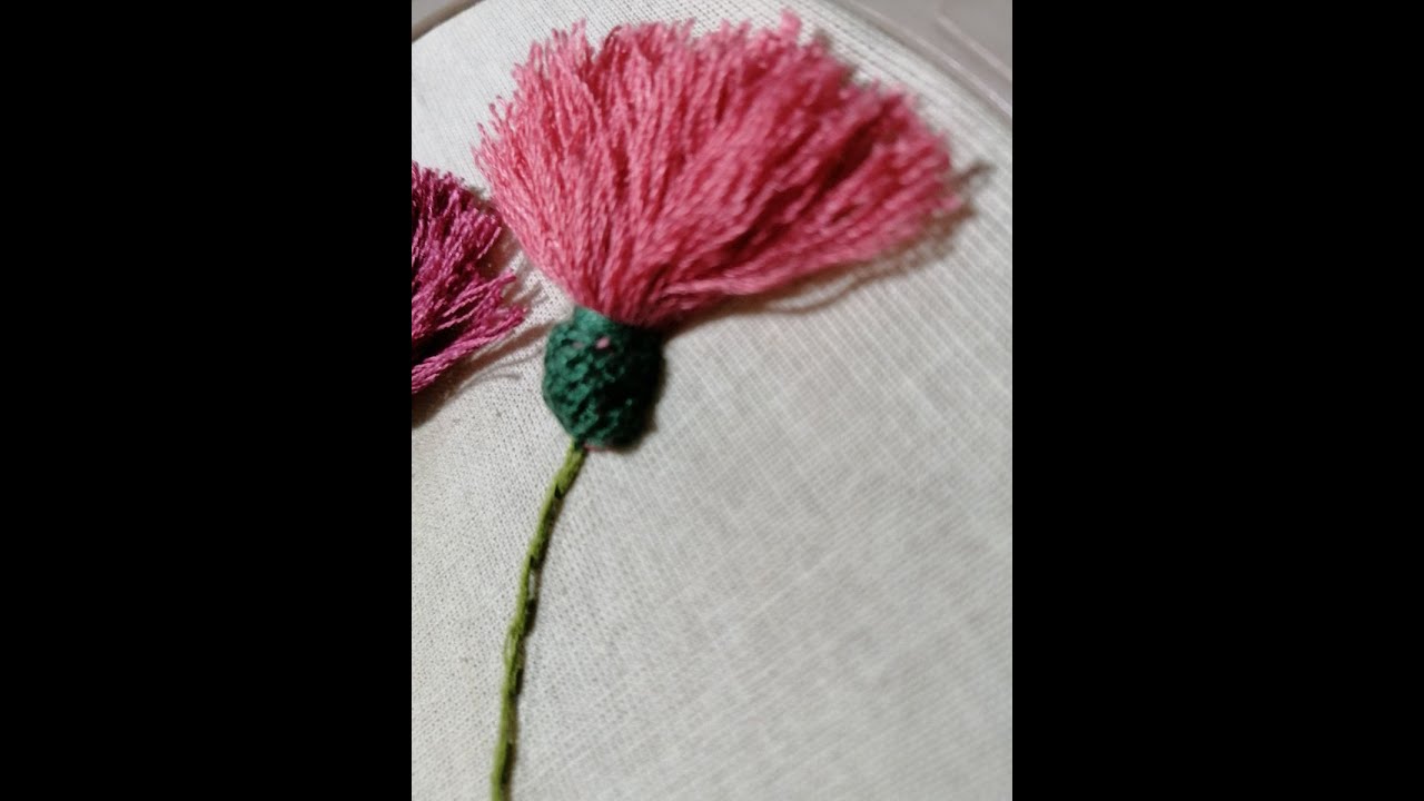 #تطريز_برازيلي #وردة_البوم_بوم شكل 2.. ليليوم كرافت LiLiUM CRAFTS